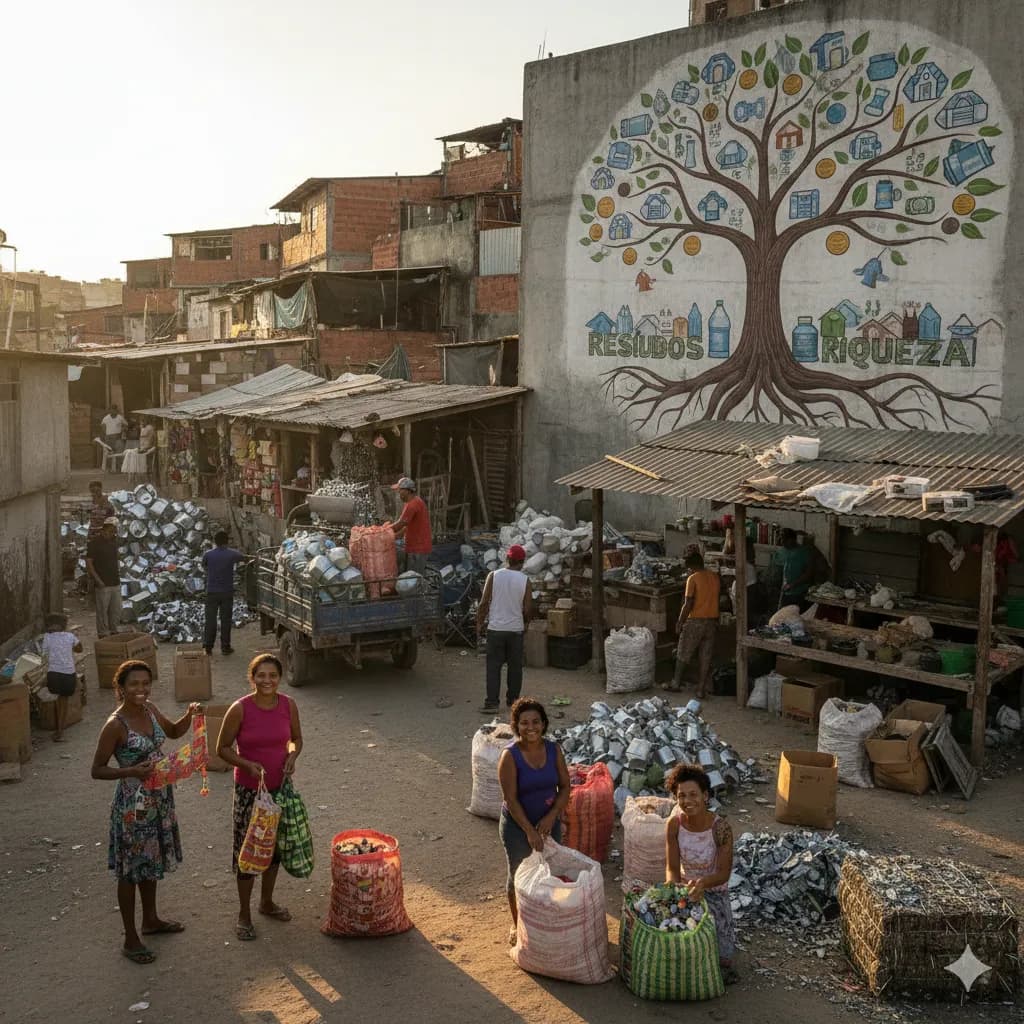 Iniciativa Local Transforma Resíduos em Riqueza para Comunidade Carente